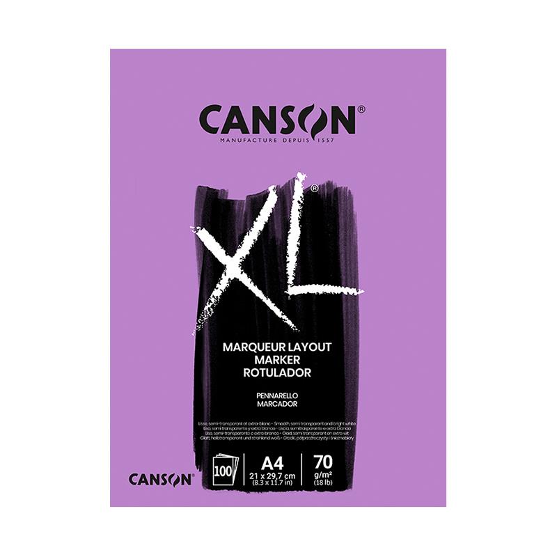 Canson Μπλοκ XL Marker A4 - 210mm x 297mm 70g 100φ