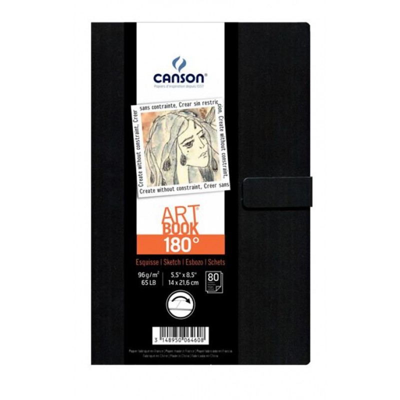 Canson ArtBook 180o 96gr 140x216mm 80φ