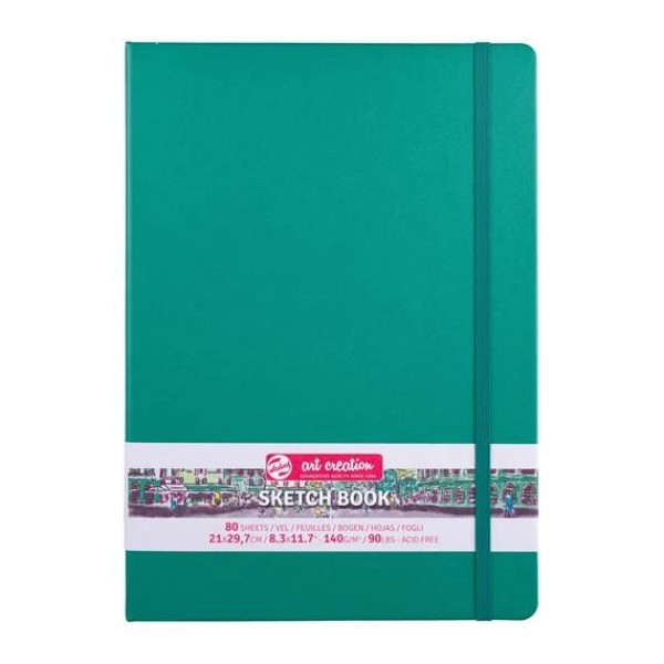 Art Creation Sketch Book A4 (21x29.7) 140g 80p Forest Green Art Creation Sketch Book A4 (21x29.7) 140g 80p Forest Green