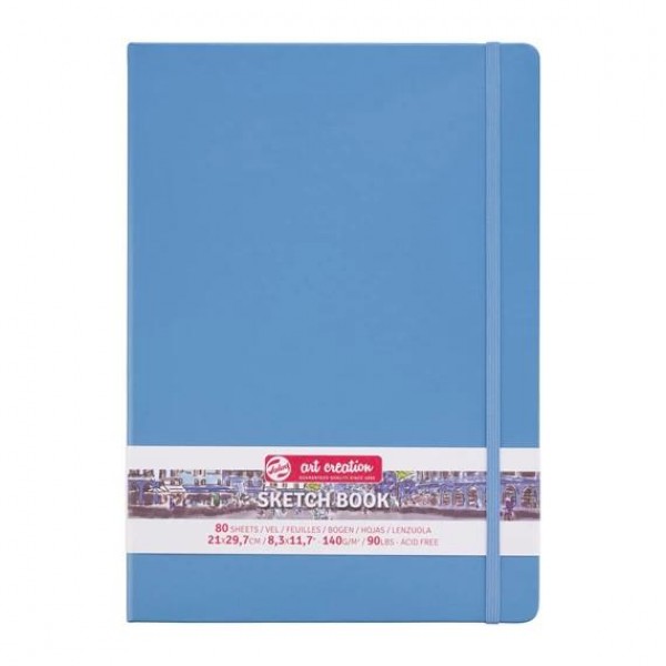 Art Creation Sketch Book A4 (21x29.7) 140g 80p Lake Blue Art Creation Sketch Book A4 (21x29.7) 140g 80p Lake Blue