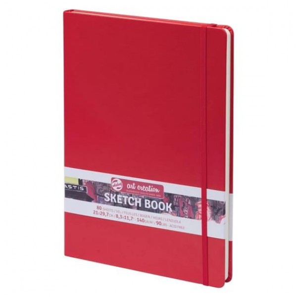 Art Creation Sketch Book A4 (21x29.7) 140g 80p Red Art Creation Sketch Book A4 (21x29.7) 140g 80p Red