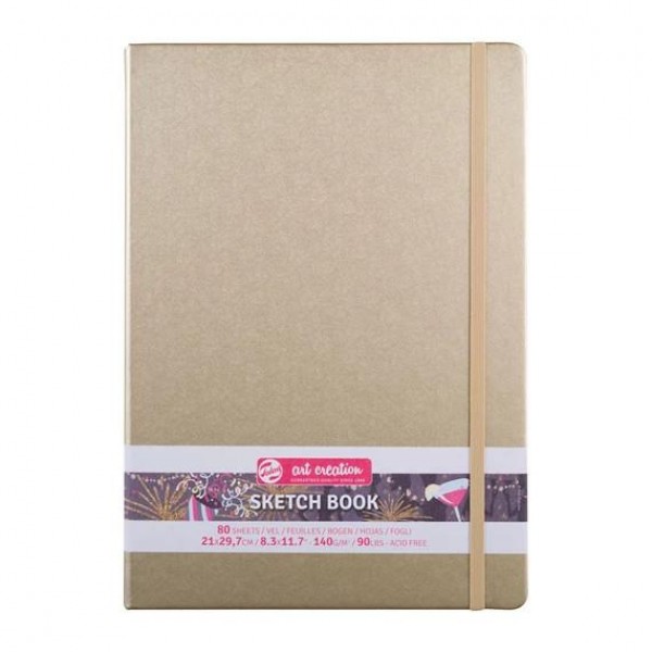 Art Creation Sketch Book A4 (21x29.7) 140g 80p Gold Art Creation Sketch Book A4 (21x29.7) 140g 80p Gold