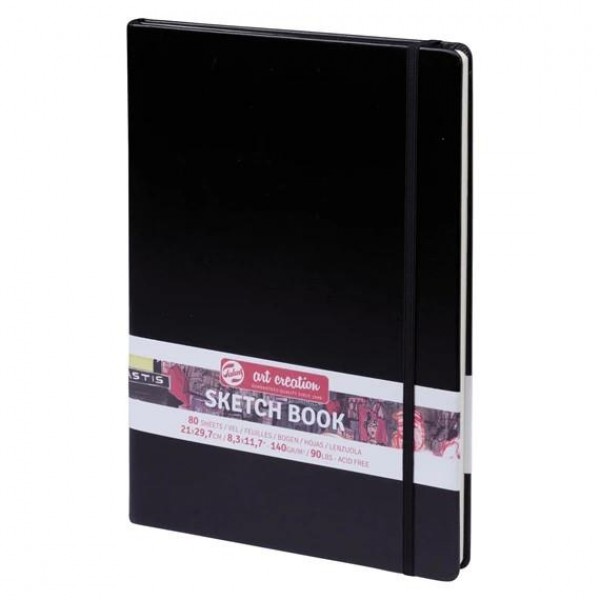 Art Creation Sketch Book A4 (21x29.7)140gr 80p Black Art Creation Sketch Book A4 (21x29.7)140gr 80p Black