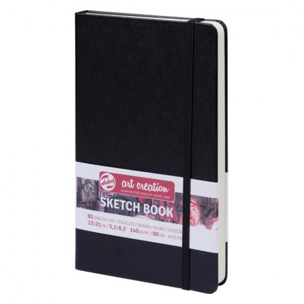 Art Creation Sketch Book 13x21cm 140gr 80p Black