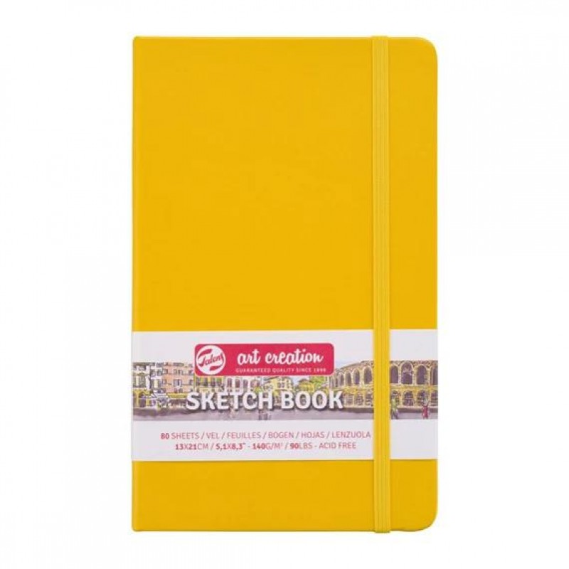 Art Creation Sketch Book 13x21cm 140gr 80p Golden Yellow Art Creation Sketch Book 13x21cm 140gr 80p Golden Yellow