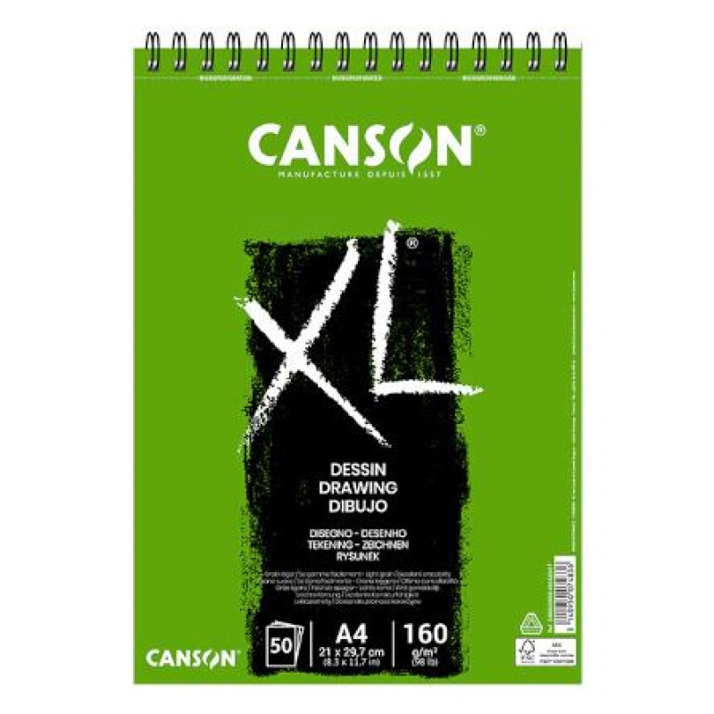 Canson Μπλοκ XL Dessin 160g A4 50φ