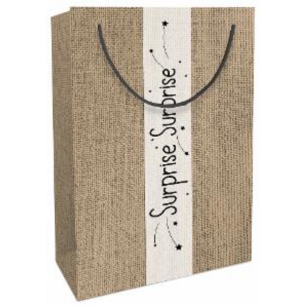 Σακούλα δώρου 23x33x11cm Λινάτσα Σακούλα δώρου 23x33x11cm Λινάτσα