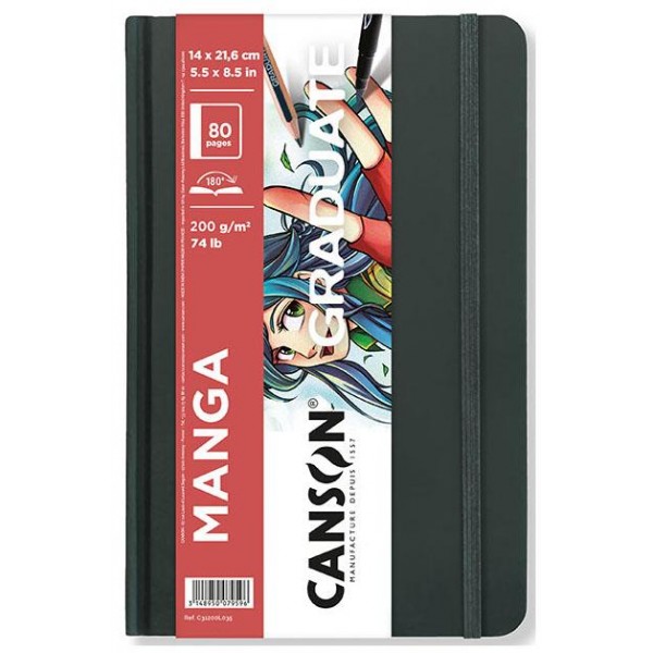 Canson Μπλοκ Graduate Manga 14x21.6cm 200g 40φ Canson Μπλοκ Graduate Manga 14x21.6cm 200g 40φ