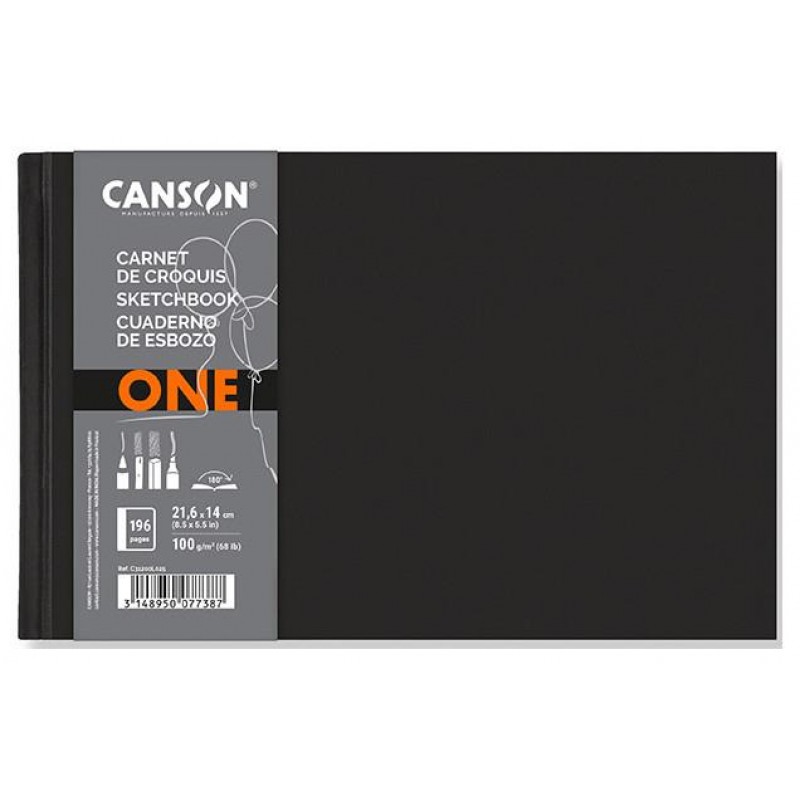 Canson Sketchbook One 100g 21.6cm x 14cm Landscape 98φ