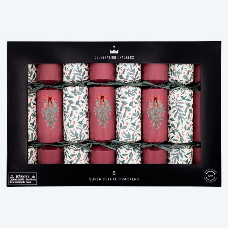 Christmas Crackers 35cm Merry Berry 8τεμ