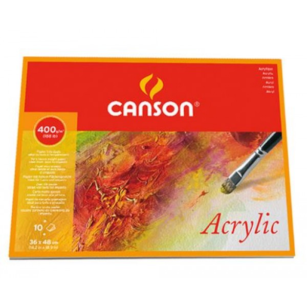 Canson Μπλοκ για Ακρυλικό 400g 36x48cm 10φ Canson Μπλοκ για Ακρυλικό 400g 36x48cm 10φ