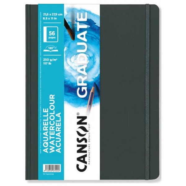 Canson Μπλοκ Ακουαρέλας Graduate 21.6x28cm 250g 28φ Canson Μπλοκ Ακουαρέλας Graduate 21.6x28cm 250g 28φ