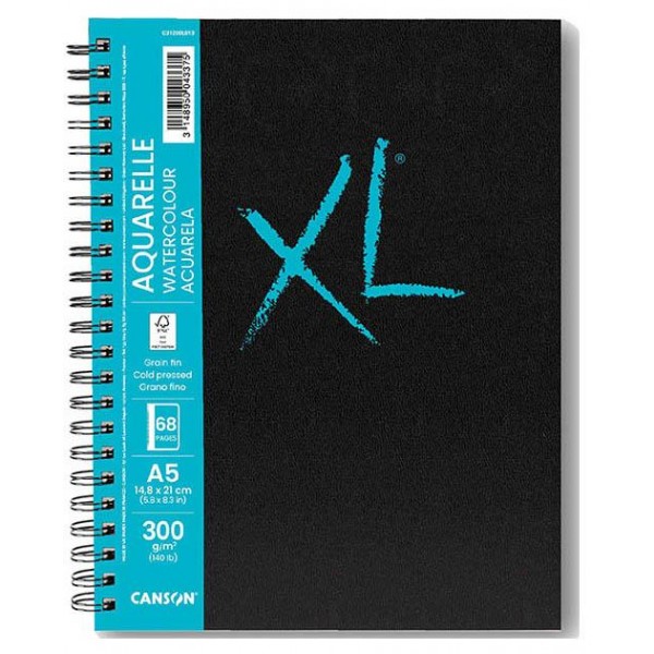 Canson Μπλοκ XL Watercolour A5 300g 34φ Canson Μπλοκ XL Watercolour A5 300g 34φ