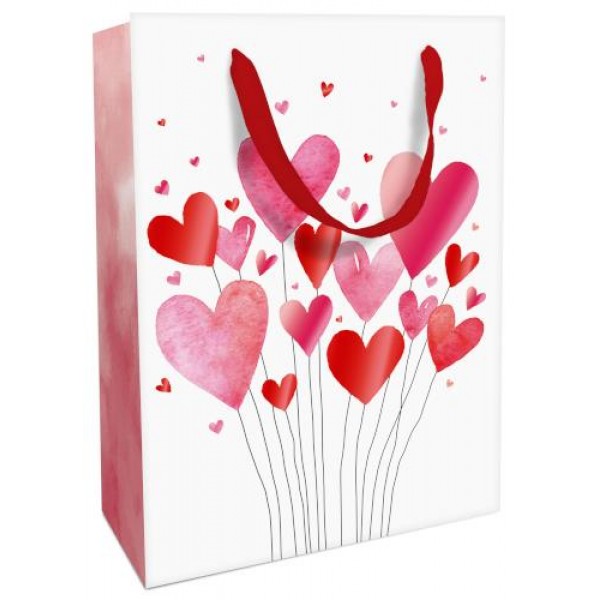 Σακούλα δώρου 26x36x13cm Lovely Hearts Σακούλα δώρου 26x36x13cm Lovely Hearts