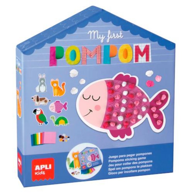 Apli Το Πρώτο μου Παιχνίδι με Pompom και χαρτινα μπαλάκια