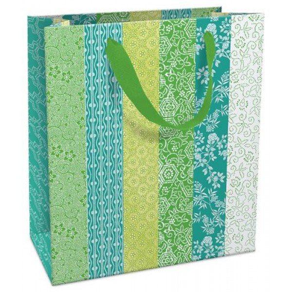 Σακούλα δώρου 18x21x8cm Samui green