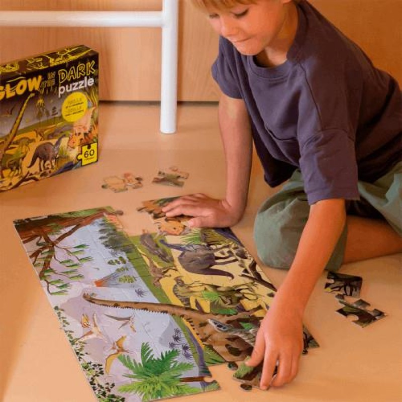 Apli Puzzle Glow in the Dark Dinosaurs