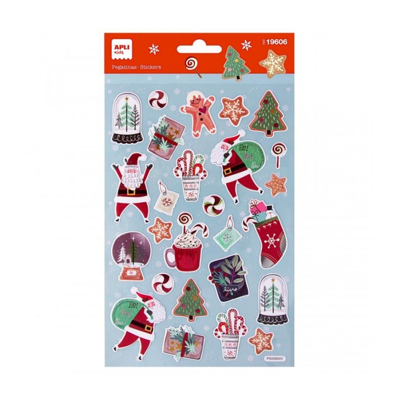 Apli 27 Christmas stickers - Ho ho ho