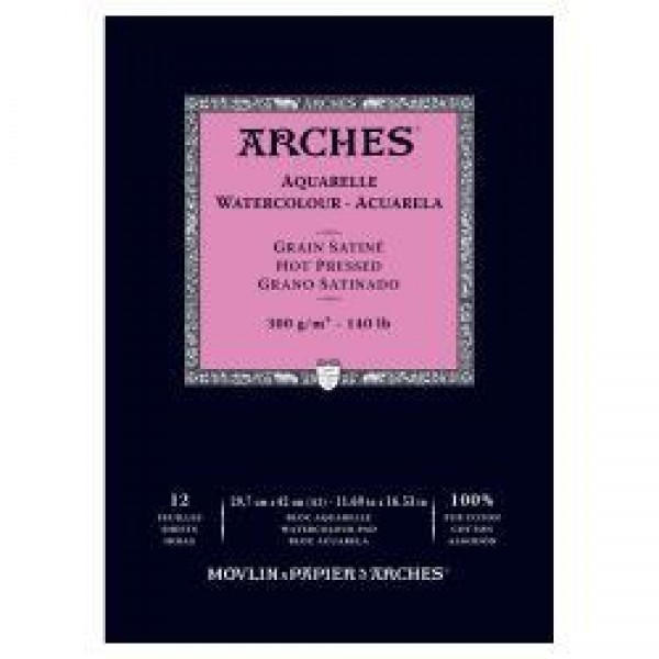 Μπλοκ Ακουαρέλας Arches HP 300gr A3 29,7x42cm 12φ Μπλοκ Ακουαρέλας Arches HP 300gr A3 29,7x42cm 12φ
