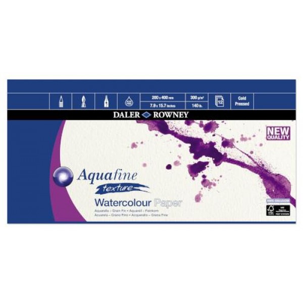 Daler Μπλοκ Ακουαρέλας Aquafine CP 300g 20x40cm 12φ