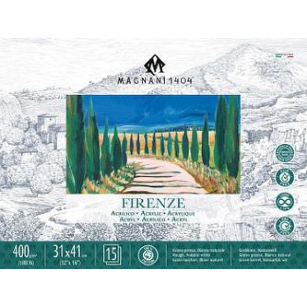 Μπλοκ για Ακρυλικό Firenze 31x41cm 400g 15φ Μπλοκ για Ακρυλικό Firenze 31x41cm 400g 15φ