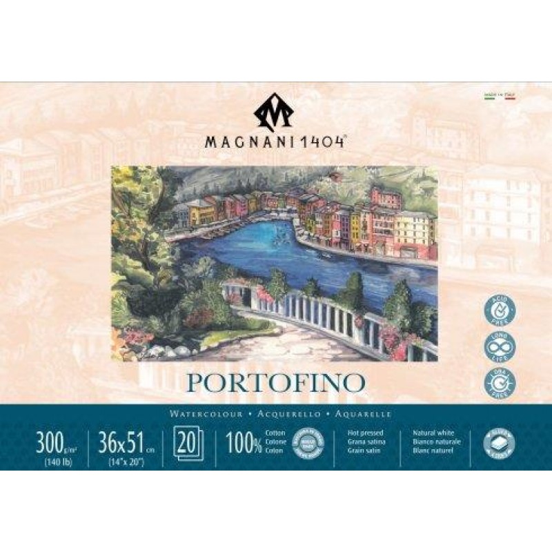 Μπλοκ Ακουαρέλας HP Portofino 36x51cm 300g 20p