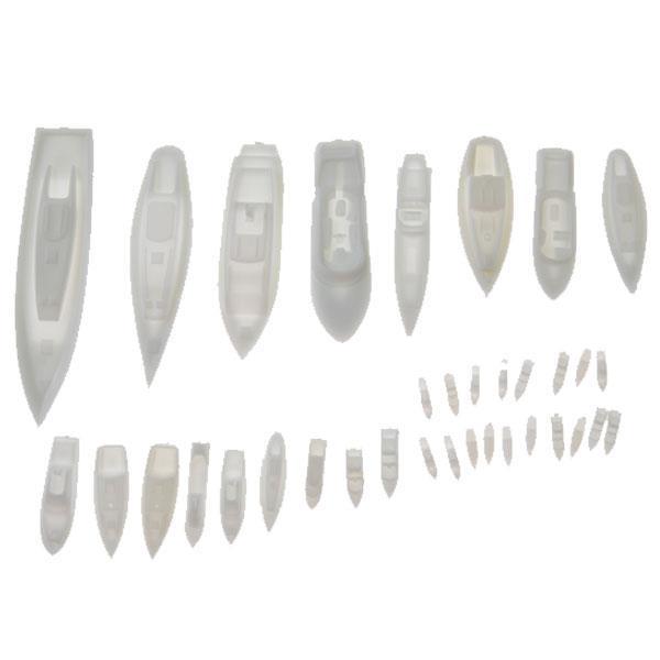 Σετ 35 βάρκες πλαστικές μακέτας Σετ 35 βάρκες πλαστικές μακέτας