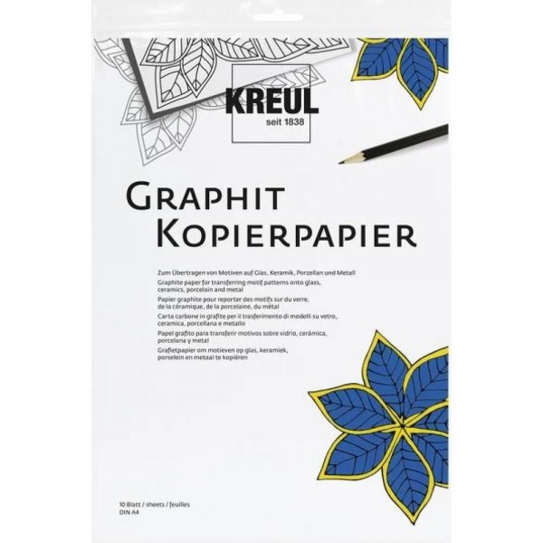Kreul 10 Φύλλα Καρμπόν Γραφίτη A4 (21x29.7cm) Kreul 10 Φύλλα Καρμπόν Γραφίτη A4 (21x29.7cm)