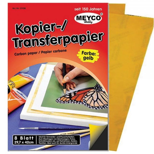 Meyco Καρμπόν Κίτρινο A3 8τεμ Meyco Καρμπόν Κίτρινο A3 8τεμ
