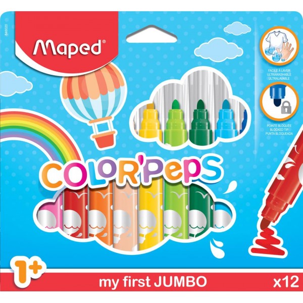 Maped My First Jumbo Markers 12pcs Maped My First Jumbo Markers 12pcs