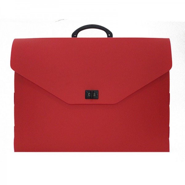 Τσάντα Σχεδίου Πλαστική με χερούλι Κόκκινη 33x45x5cm Τσάντα Σχεδίου Πλαστική με χερούλι Κόκκινη 33x45x5cm