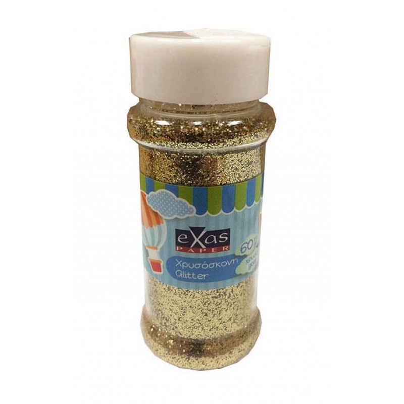 Glitter Χρυσόσκονη 60gr Gold