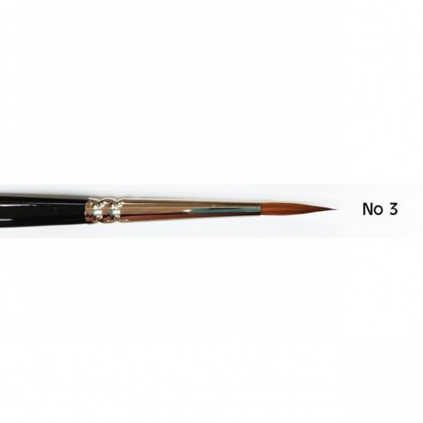 Πινέλο Κάστορα Kolinsky Στρογγυλό Ακουαρέλας No 3 Πινέλο Κάστορα Kolinsky Στρογγυλό Ακουαρέλας No 3