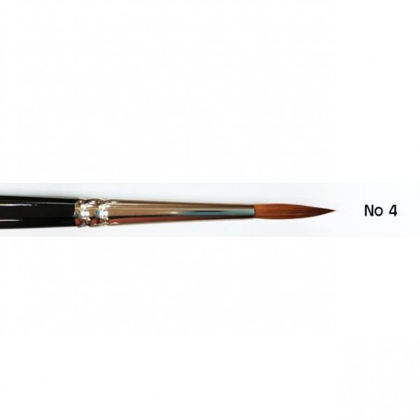 Πινέλο Κάστορα Kolinsky Στρογγυλό Ακουαρέλας No 4 Πινέλο Κάστορα Kolinsky Στρογγυλό Ακουαρέλας No 4