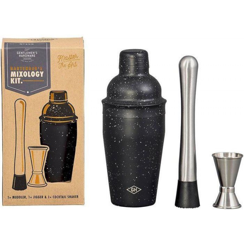 Gentlemens Hardware Bartender Mixology Kit