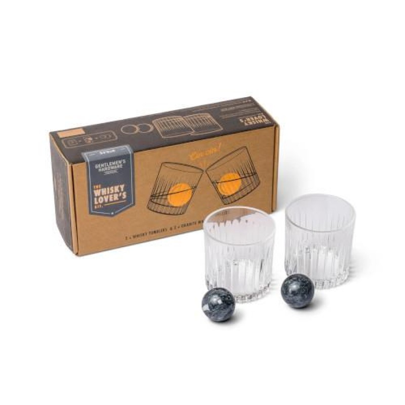 Cocktail Tumbler - Whiskey Stones set