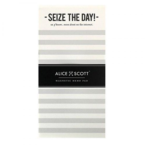 Μαγνητικό Μπλοκάκι Αlice Scott Seize the day Μαγνητικό Μπλοκάκι Αlice Scott Seize the day