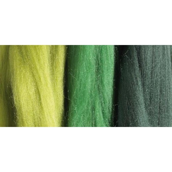 Μαλλάκι για Felt Merino superfine 19,5 mic 50g Green-mix Μαλλάκι για Felt Merino superfine 19,5 mic 50g Green-mix