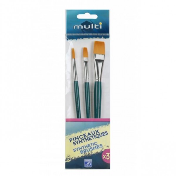 Lefranc Bourgeois 3 Συνθετικά Πινέλα Multi Lefranc Bourgeois 3 Συνθετικά Πινέλα Multi
