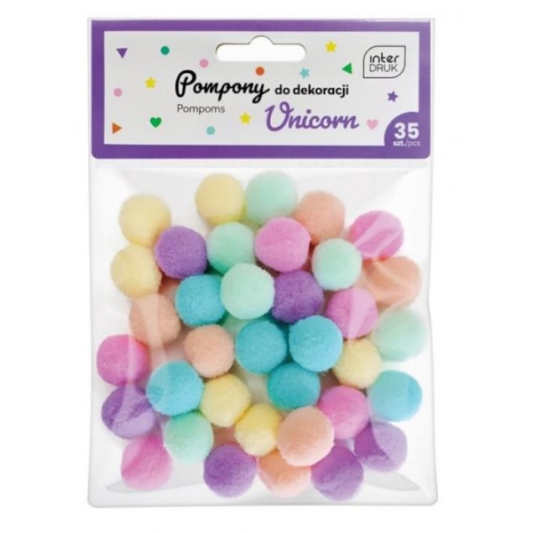 Πομ πον Unicorn 20mm 35τεμ