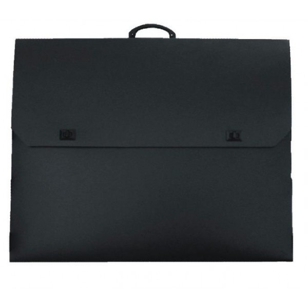 Τσάντα Σχεδίου Πλαστική 59x73x5cm Μαύρη με χερούλι Τσάντα Σχεδίου Πλαστική 59x73x5cm Μαύρη με χερούλι