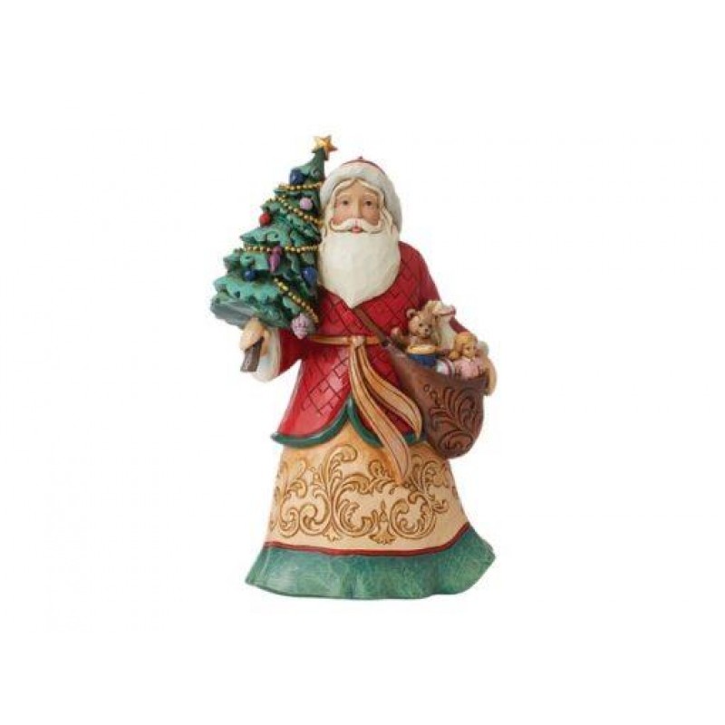 Santa with Toys Figurine