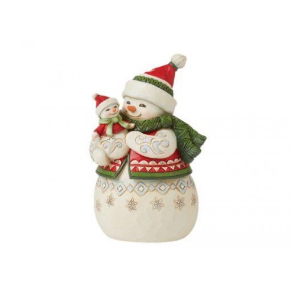 Snow Mom with Snow Baby Pint Sized Figurine Snow Mom with Snow Baby Pint Sized Figurine