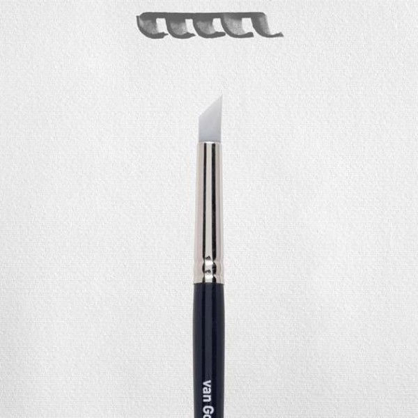 Πινέλo με Λαστιχένια Μύτη s602 Λοξό Πινέλo με Λαστιχένια Μύτη s602 Λοξό