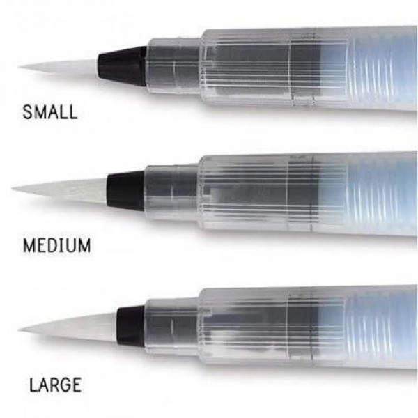 Buonarroti Πινέλο με Δοχείο Νερού Στρογγυλή Μύτη Medium 4mm Buonarroti Πινέλο με Δοχείο Νερού Στρογγυλή Μύτη Medium 4mm