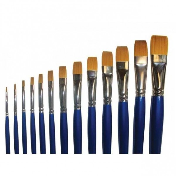 Πινέλo Συνθετικό Πλακέ Με Μακρύ Χέρι 2600B No 8 Πινέλo Συνθετικό Πλακέ Με Μακρύ Χέρι 2600B No 8