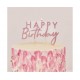 Rose Gold Happy Birthday Candle