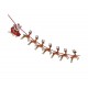 Reindeer & Santa Sleigh Christmas Bunting