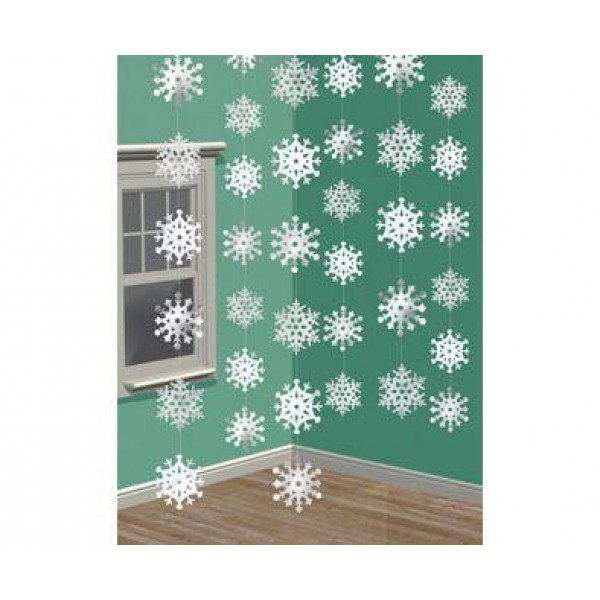 Διακοσμητικές Ταινίες Snowflake 6τεμ