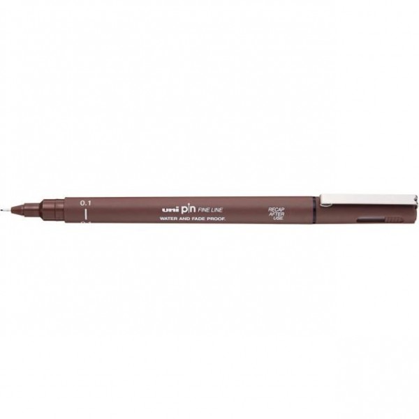 UNI Μαρκαδόρος Λεπτής Γραφής Sepia 0.1